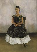 Frida Kahlo The Artist oil on canvas
